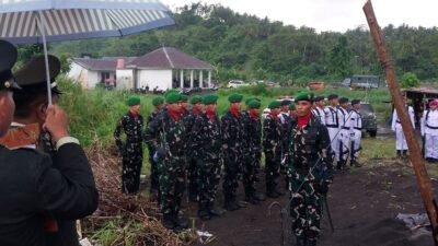 Wujud Penghormatan Atas Pengabdian, Kodim 1310/Bitung Gelar Upacara Persemayaman dan Pemakaman Secara Militer Kepada Purnawirawan TNI