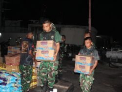 Peduli Bencana, Danrem 131/Santiago Tinjau Langsung Keberangkatan Bantuan Bahan Makanan dan Obat-Obatan untuk Korban Gempa Sangihe