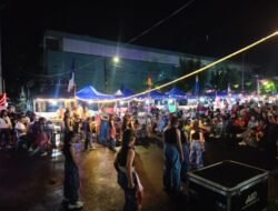 Pererat Hubungan Pemerintah, TNI dan Warga, Kodim 1310/Bitung Nonton Bareng Pembukaan Piala Dunia 2026 di Zona Bakubae Pasar Cita Bitung