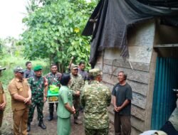 Sambut Hari Jadi Kodam XIII/Merdeka Ke-68, Dandim 1310/Bitung Dampingi Danrem 131/Santiago Gelar Anjangsana dan Bakti Sosial