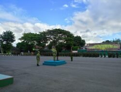Sambut Kedatangan Personel Satgas Pamtas RI-PNG Mobile Yonif Raider 712/Wiratama, Dandim 1310/Bitung Hadir Pada Upacara Penyambutan