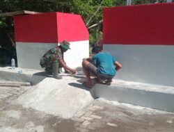 Jembatan Perintis Garuda Hampir Rampung, Tahap Pengacian Lantai Jembatan Dikebut Bersama Warga dan TNI