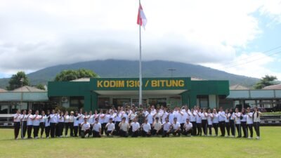 Untuk mewujudkan Aparatur Negara Yang Berkualitas, Kodim 1310/Bitung Gelar Penguatan Karakter Kebangsaan Bagi ASN Yang Ada di kota Bitung