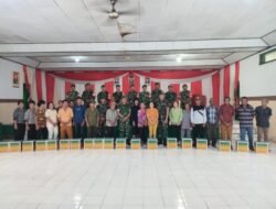 Penyerahan Bantuan Sembako kepada Masyarakat Yang Kurang Mampu di Kodim 1310/Bitung, Wujud Kepedulian di Minggu Penuh Kasih