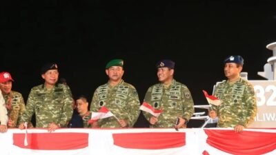Panglima TNI Hadiri Karnaval Bersatu, Meriahkan Perayaan HUT ke-81 Kemerdekaan RI