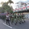 Kenang Perjuangan dan Jasa Para Pahlawan dalam Merebut Kemerdekaan, Dandim 1310/Bitung Bersama Pejabat Forkopimda Bitung Ikuti Upacara Taptu dan Pawai Obor HUT ke-81 RI