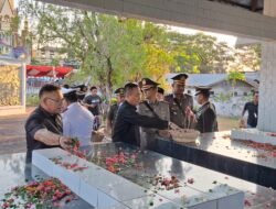 Semarak Peringatan HUT Kemerdekaan RI ke – 81 di Kabupaten Minut, Kasdim 1310/Bitung bersama Unsur Forkopimda Hadiri Ziarah, Upacara Taptu dan Pawai Obor