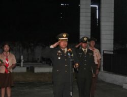 Sambut HUT Ke-81 Kemerdekaan RI, Dandim 1310/Bitung Pimpin Apel Kehormatan dan Renungan Suci di TMP Pakadoodan-Bitung