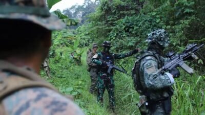 Latgabma SGS 2026 Marfor Lampung Gelar Latihan Materi Taktik Darat