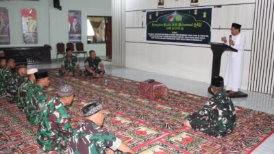 Momentum Peringati Maulid Nabi Muhammad SAW 1448 H/2026 M, Kodim 1310/Bitung Perkuat Kebersamaan dan Kemanunggalan antara TNI dan Rakyat