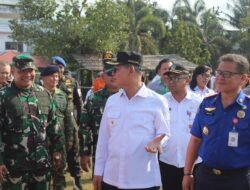 Perkuat Sinergitas Lintas Sektoral Hadapi Ancaman Karhutla, Kodim 1310/Bitung Bersama Pemkot Bitung Gelar Apel Kesiapsiagaan Personel dan Sarpras