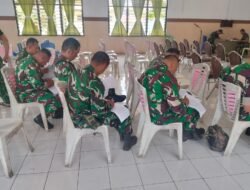 Cegah Pelanggaran Hukum, Masalah Keluarga dan Stres Kerja, Prajurit, ASN dan Keluarga Besar Kodim 1310/Bitung Terima Penyuluhan Pembinaan Mental
