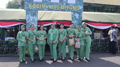 Bantu Warga Penuhi Kebutuhan Pokok dengan Harga Terjangkau, Kodim 1310/Bitung Ikut Berptartisipasi dalam Kegiatan Bazar Murah Peringati HUT ke-81 TNI