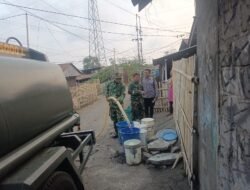 Peduli Kemarau Panjang Akibat El Nino, Kodim 1310/Bitung Gerakkan Bakti TNI, Salurkan Air Bersih “Door To Door” Bantu Warga Terdampak Kekeringan