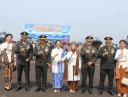 Perkokoh Sinergitas Untuk Memperkuat Komitmen Prajurit, Dandim 1310/Bitung Hadiri Upacara HUT ke-81 TNI di Lanudal Manado