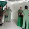 Pererat Silaturahmi dan Pembinaan Anggota, Ketua Persit KCK Cabang LXII Kodim 1310/Bitung Ny. Meryah Dewa Made Kunjungi Ranting 5 Dimembe dan Ranting 2 Bitung
