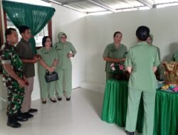 Pererat Silaturahmi dan Pembinaan Anggota, Ketua Persit KCK Cabang LXII Kodim 1310/Bitung Ny. Meryah Dewa Made Kunjungi Ranting 5 Dimembe dan Ranting 2 Bitung