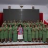 Tingkatkan Kesadaran dan Deteksi Dini Terhadap Kanker Payudara, Ketua Persit KCK Cabang LXII Kodim 1310/Bitung Ny. Meryah Dewa Made bersama Pengurus, Menghadiri Sosialisasi “SADARI”