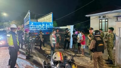 Perkuat Sinergitas Wujudkan Kota Bitung Aman dan Kondusif, Kodim 1310/Bitung Bersama TNI-Polri dan Satpol PP Rutin Gelar Patroli Gabungan